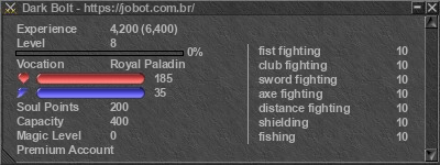 Signature for player Dark Bolt