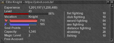 Signature for player Elite Knight