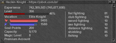 Signature for player Heckin Knight