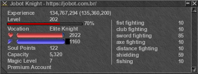 Signature for player Jobot Knight