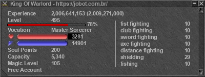 Signature for player King Of Warlord