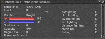 Signature for player Knight Luxo