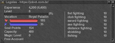 Signature for player Legolas
