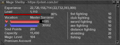 Signature for player Mage Shelby