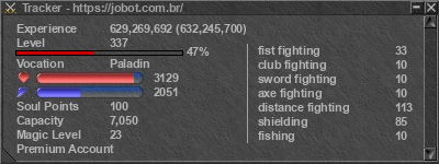 Signature for player Tracker